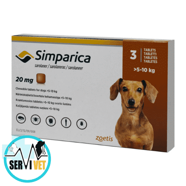 Simparica 5-10 kg 3 Comprimidos