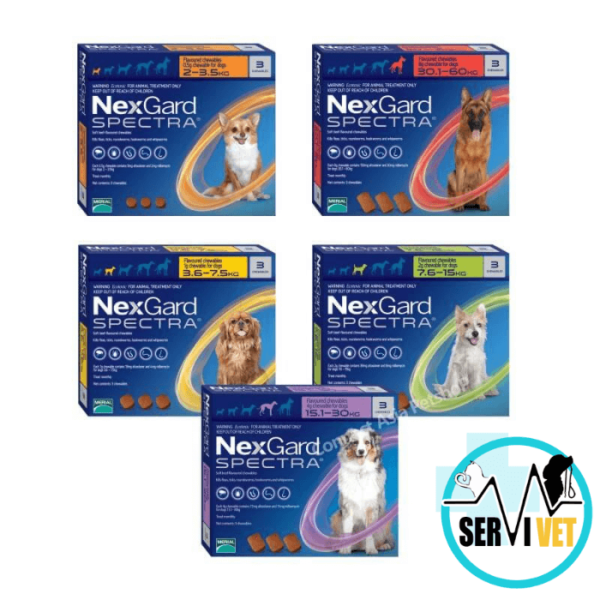 Nexgard Spectra 7.5-15 kg 3 comprimidos