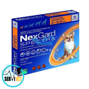 Nexgard Spectra 2-3.5 Kg 3 Comprimidos