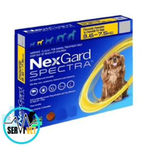 Nexgard Spectra 3.6-7.5 kg 3 comprimidos