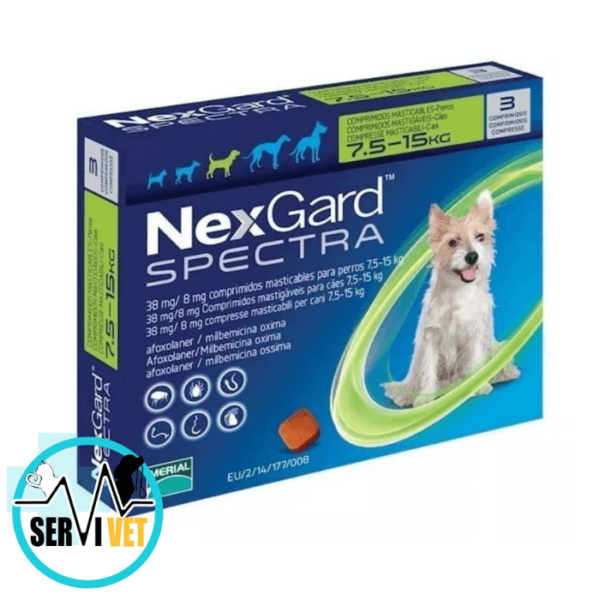 Nexgard Spectra 7.5-15 kg 3 comprimidos